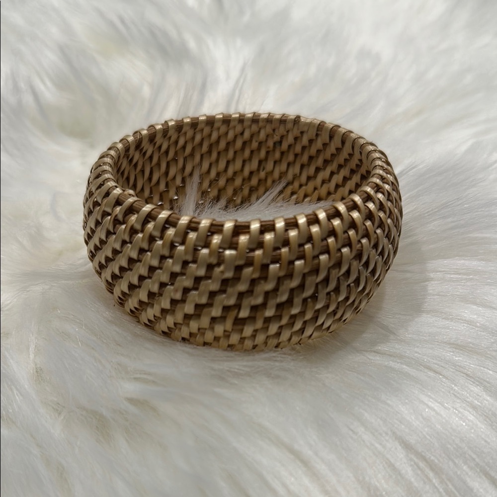 Elegant Woven Straw Bracelet